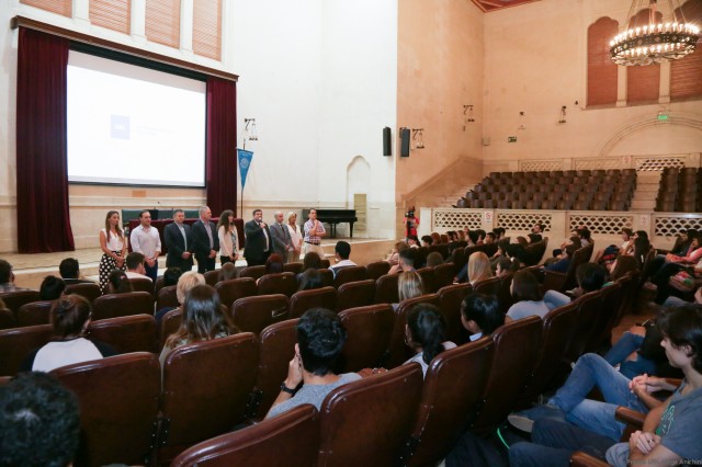 Recibieron a los inscriptos a las carreras de Ingeniería Ambiental, Licenciatura en Química, Licenciatura y Profesorado en Letras