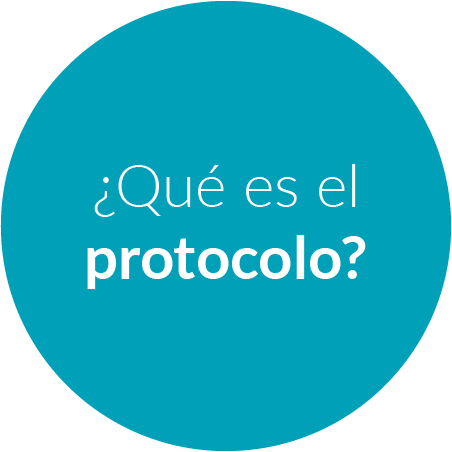 Botón que deriva a la sección ¿Qué es el protocolo?